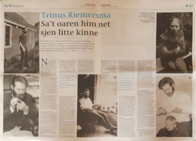 image boekbesprek fan Abe de Vries yn it Friesch Dagblad